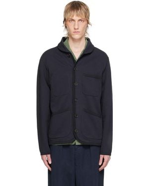 Universal Works Button Jacket - Blue