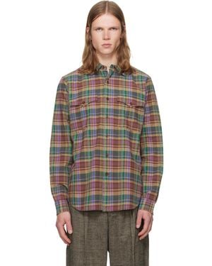Polo Ralph Lauren Bleeding Madras Sport Shirt - Grey