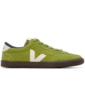 Veja Volley Suede Trainers - Green