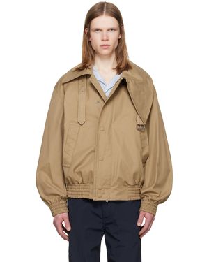 Dries Van Noten Cotton Jacket - Natural