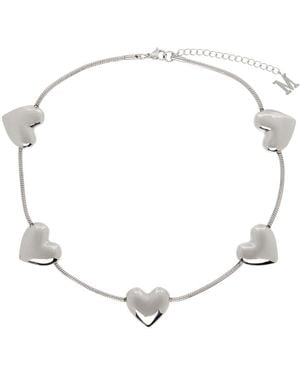 Marland Backus Heart Strings Necklace - Metallic