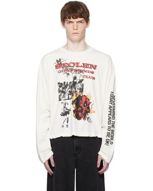 Stolen Girlfriends Club Off- 'Nevermind The World' Long Sleeve T-Shirt - Black