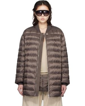 Rick Owens Moncler + Flight Down Jacket - Brown