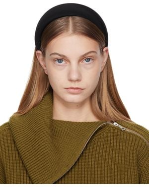 Sophie Buhai ブラック Classic Puffy カチューシャ - ブラウン