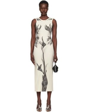 Jean Paul Gaultier 'The Flower Body Morphing Marinière' Maxi Dress - Black