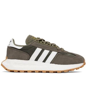 adidas Originals Khaki Retropy E5 Trainers - Black
