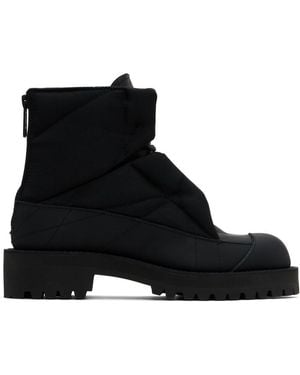 Y's Yohji Yamamoto Short Padded Boots - Black