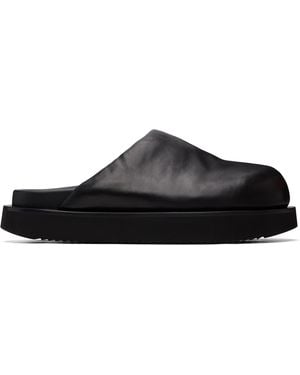 Rick Owens Tower Padded Platform Slides - Black