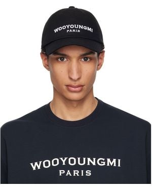 WOOYOUNGMI Embroidered Ball Cap - Blue