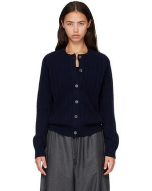 &Daughter Rooney Rib Cardigan - Blue