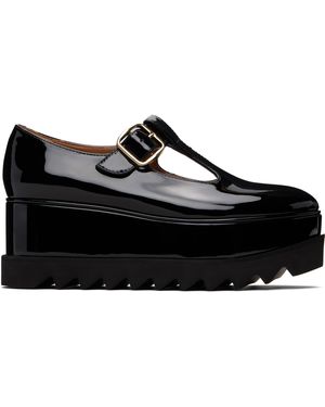 Stella McCartney Elyse T-Bar Platform Mary Jane Derbys - Black