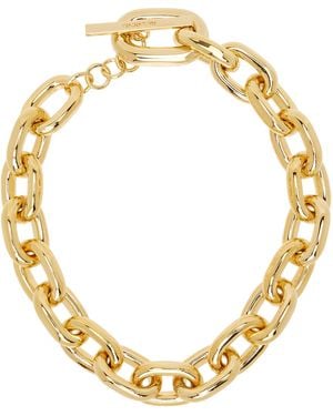 Rabanne Xl Link Necklace - Metallic
