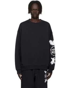 Y-3 Graphic Crew Sweatshirt - Blue