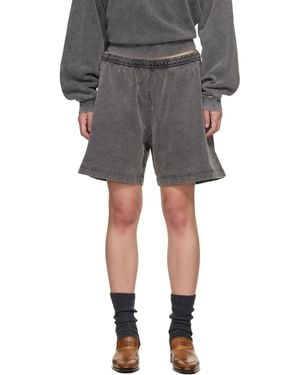 Acne Studios Cotton Shorts - Grey