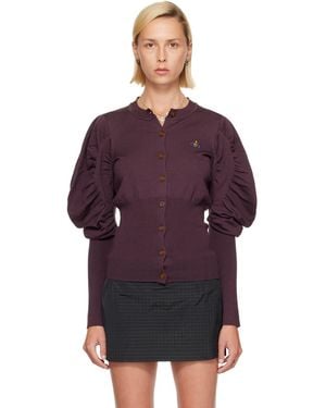 Vivienne Westwood Eli Cardigan - Purple