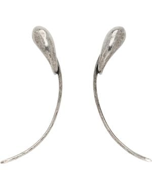 KHAITE Cyclone Earrings - White