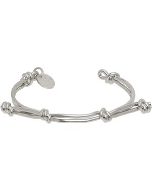 MM6 by Maison Margiela Knot Bracelet - Metallic