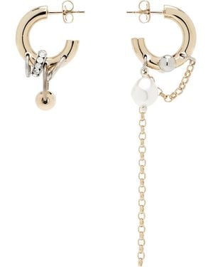 Justine Clenquet Nathan Earrings - White