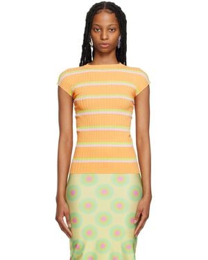 Sportmax Orange Lanaso T-shirt