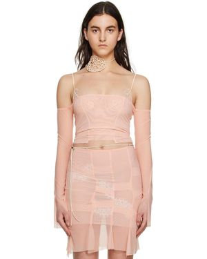 nastyamasha T-Shirt À Manches Longues Rose Exclusif À Ssense - Multicolore