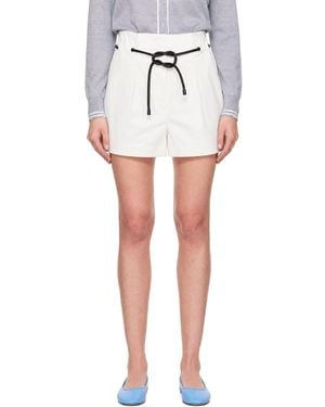 3.1 Phillip Lim Origami Pleated Shorts - White