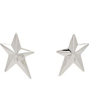 Mugler Star Earrings - Black