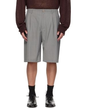 Our Legacy Taupe Ponte Shorts - Black