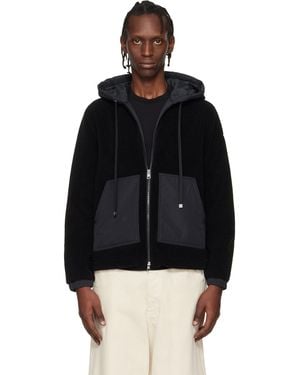 Moncler Archivio Zip-Up Cardigan Hoodie - Black
