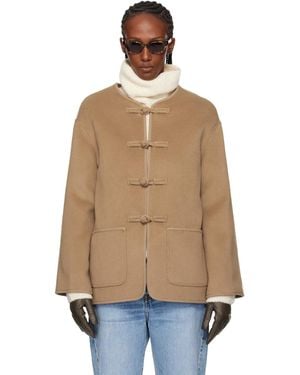Rohe Double-Faced Wool Jacket - Natural