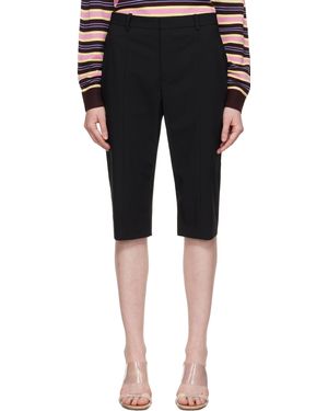 Sandy Liang Melvin Capri Shorts - Black