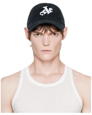 AARON ESH 'Ae' Cap - Black