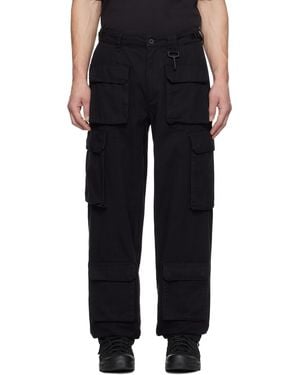 RCOS Cotton Cargo Trousers - Black
