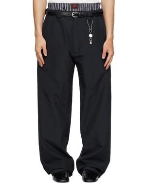 Willy Chavarria Toluca Trousers - Black