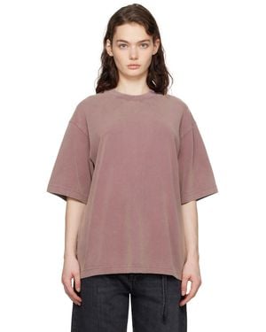 Acne Studios Relaxed Fit Crew Neck T-Shirt - Purple
