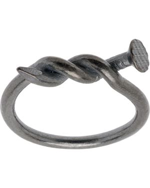 Guidi Nail Ring - Gray