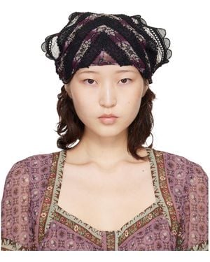 Anna Sui Cameo Stripe Print Headscarf - Multicolour