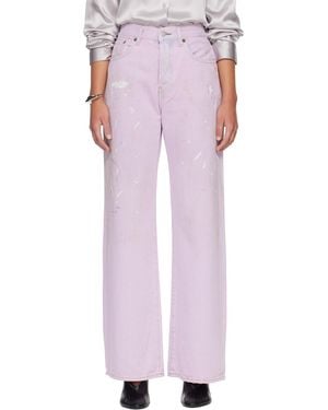 Acne Studios 2021f Regular Fit Jeans - Purple