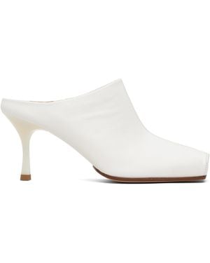MM6 by Maison Margiela Ballerina Mule Heels - Black