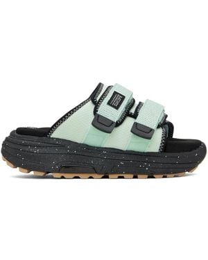 Suicoke グリーン＆ブラック Moto-Run2 サンダル