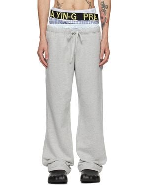PRAYING Underwear Joggers - White