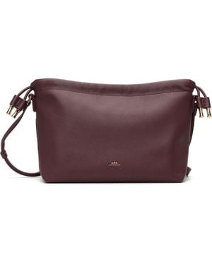 A.P.C. バーガンディ Ninon バッグ - ブラック