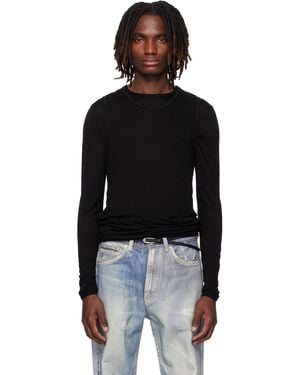 Carrera Doria Double Layer T-Shirt Set - Black