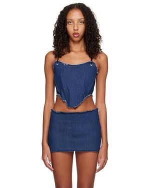 BINYA Débardeur Ruta Bleu En Exclusif À Ssense