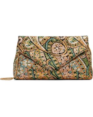 Dries Van Noten Small Envelope Chain Bag - Metallic