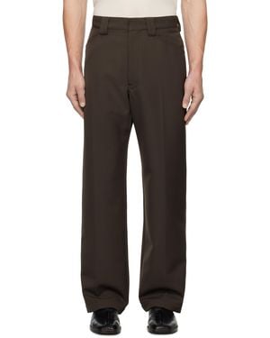 Lemaire Straight Trousers - Black