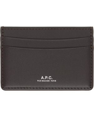 A.P.C. André Card Holder - Black