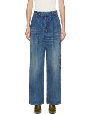Undercover Two-Tuck Jeans - Blue