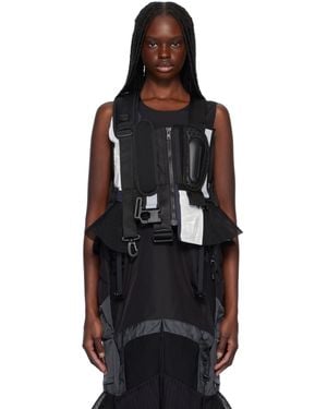 Junya Watanabe ブラック Komine Protector パネル ベスト