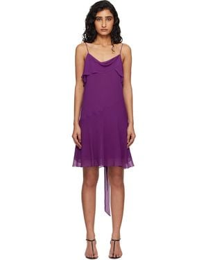 Acne Studios Silk Minidress - Multicolor
