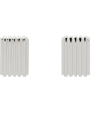 KHAITE Small Empire Earrings - Black